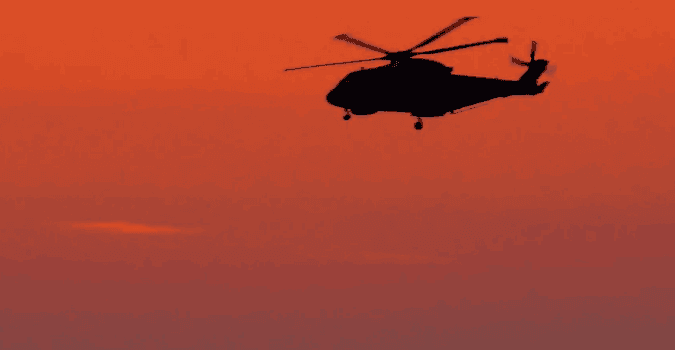 Royal Navy helicopter crashes in Devon