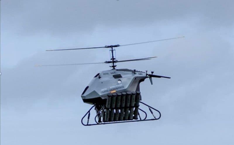 VTOL drone demonstrates submarine tracking capabilities for Royal Navy