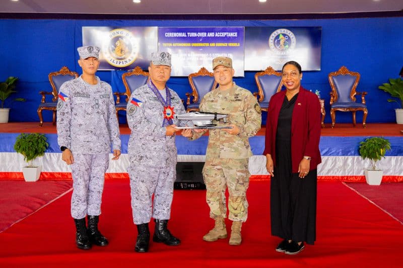 Philippines receives four autonomous underwater and surface vehicles from US
