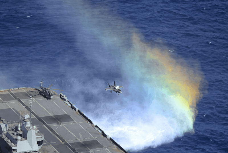 UK’s aircraft carrier launches F-35Bs to counter Russian aircraft in Norwegian Sea