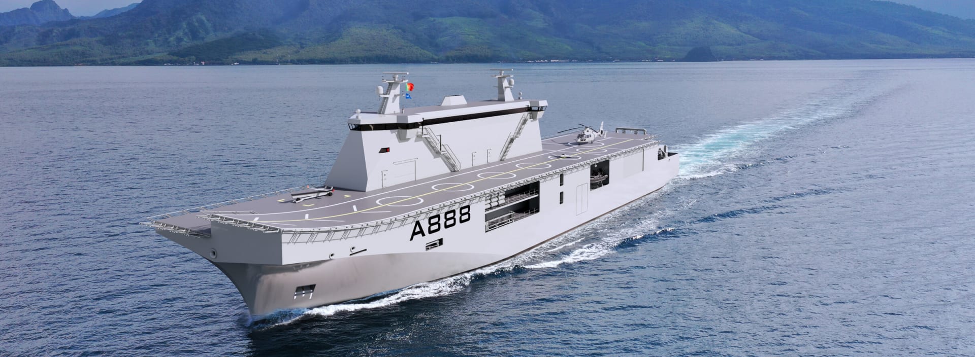 Deal signed for world's 1st multipurpose ship with drone