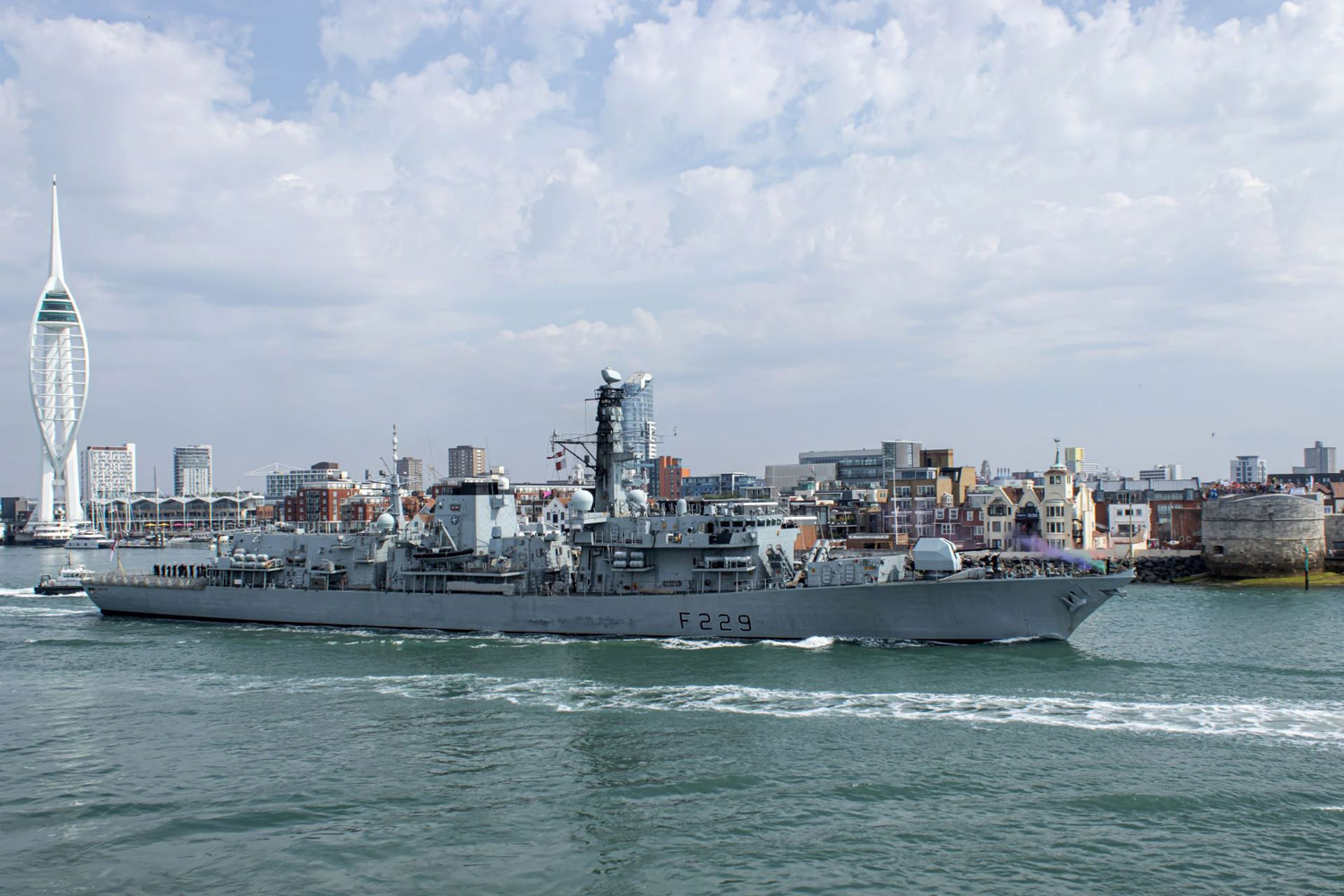UK’s Type 23 frigate HMS Lancaster departs on a three-year mission